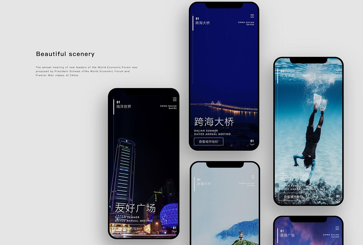 一款内容直观的引导页源码